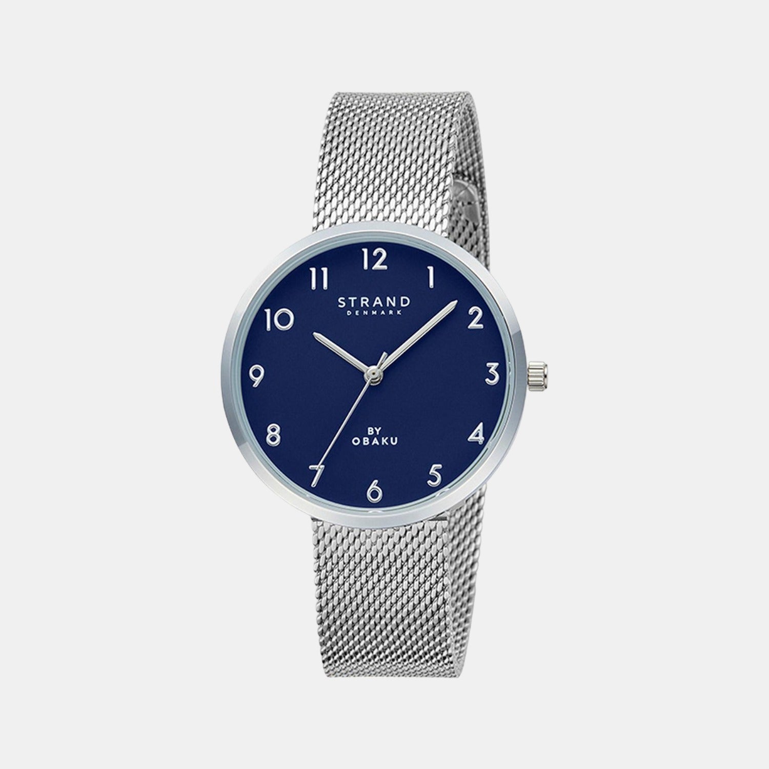 Strand Round Blue Analog watch