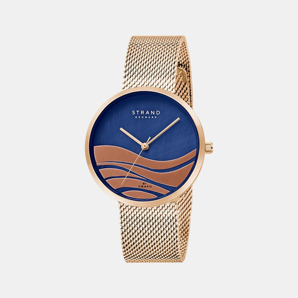 Strand Round Two Tone Analog watch