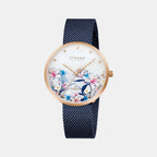 Strand Round Silver Analog watch