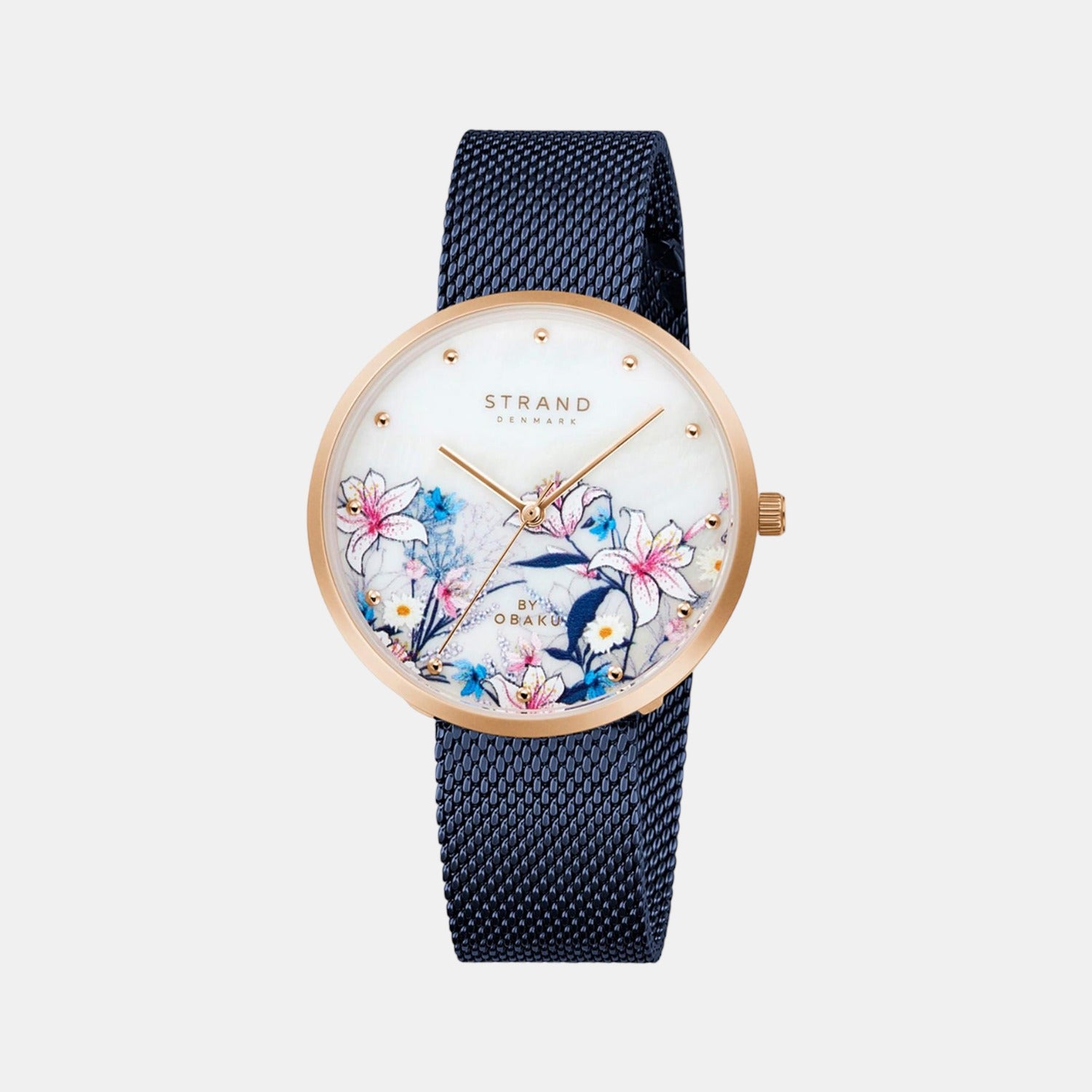 Strand Round Silver Analog watch