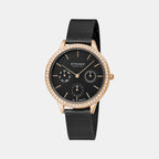 Strand Round Black Analog watch