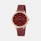 Strand Round Brown Analog watch