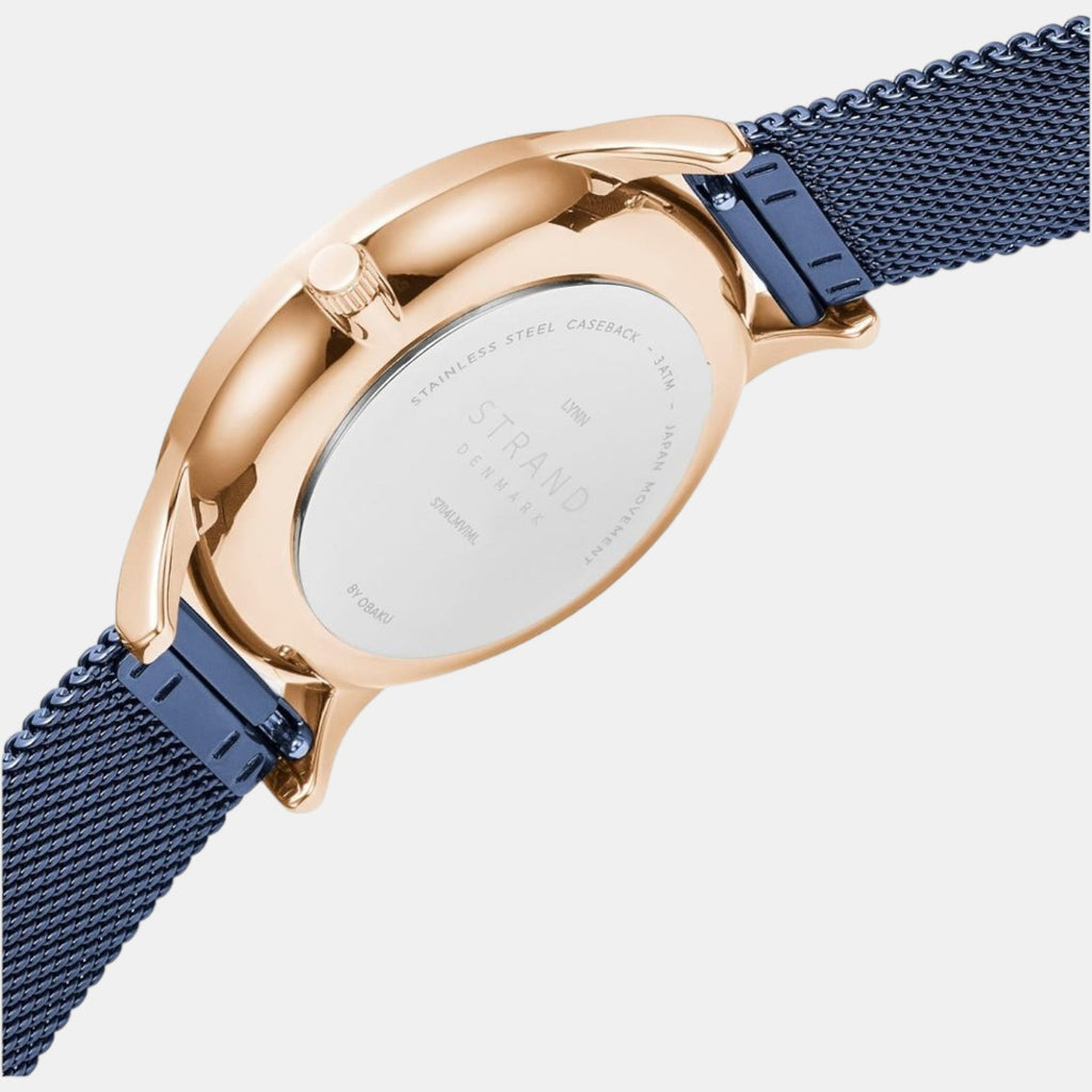 Strand Women Round Silver watch