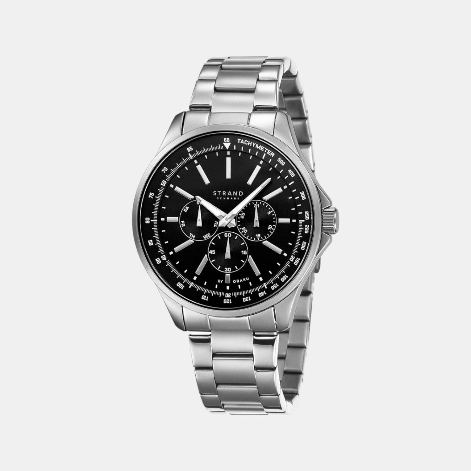 Strand Round Blue Analog watch