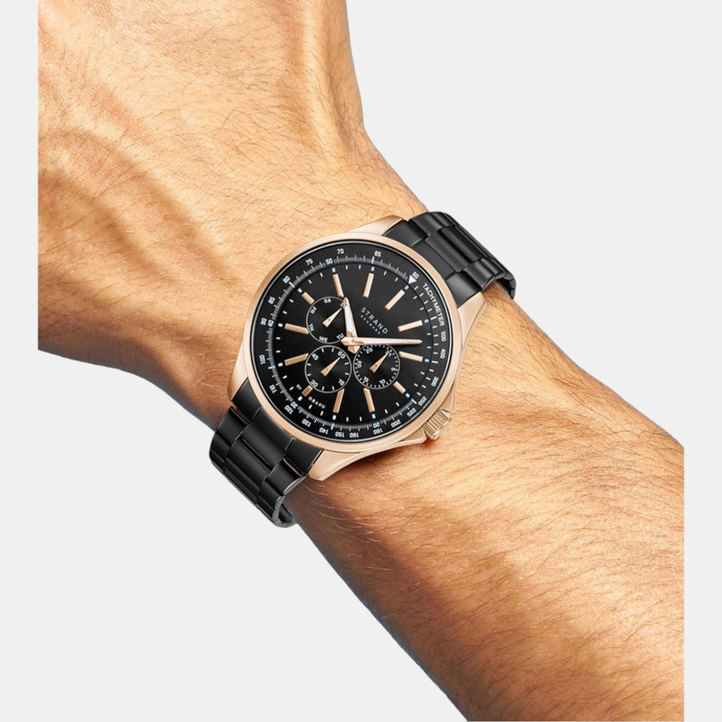 Strand Stainless Steel Black watch