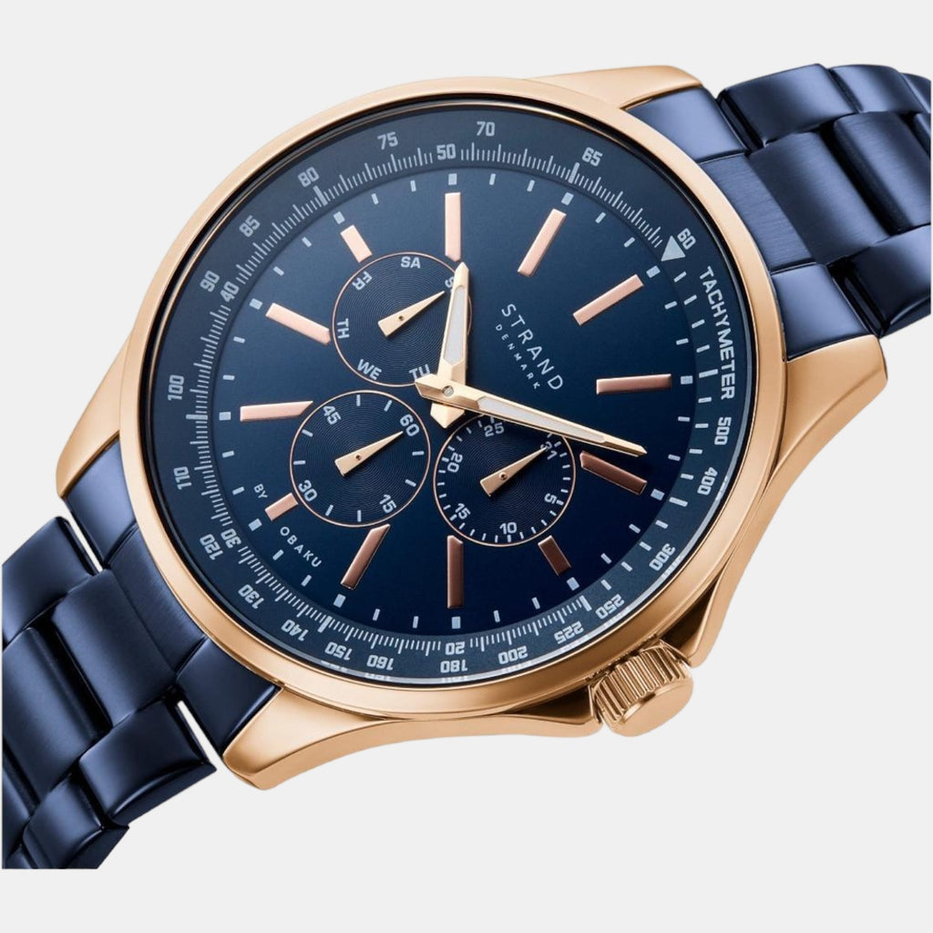 Strand Brass Round watch