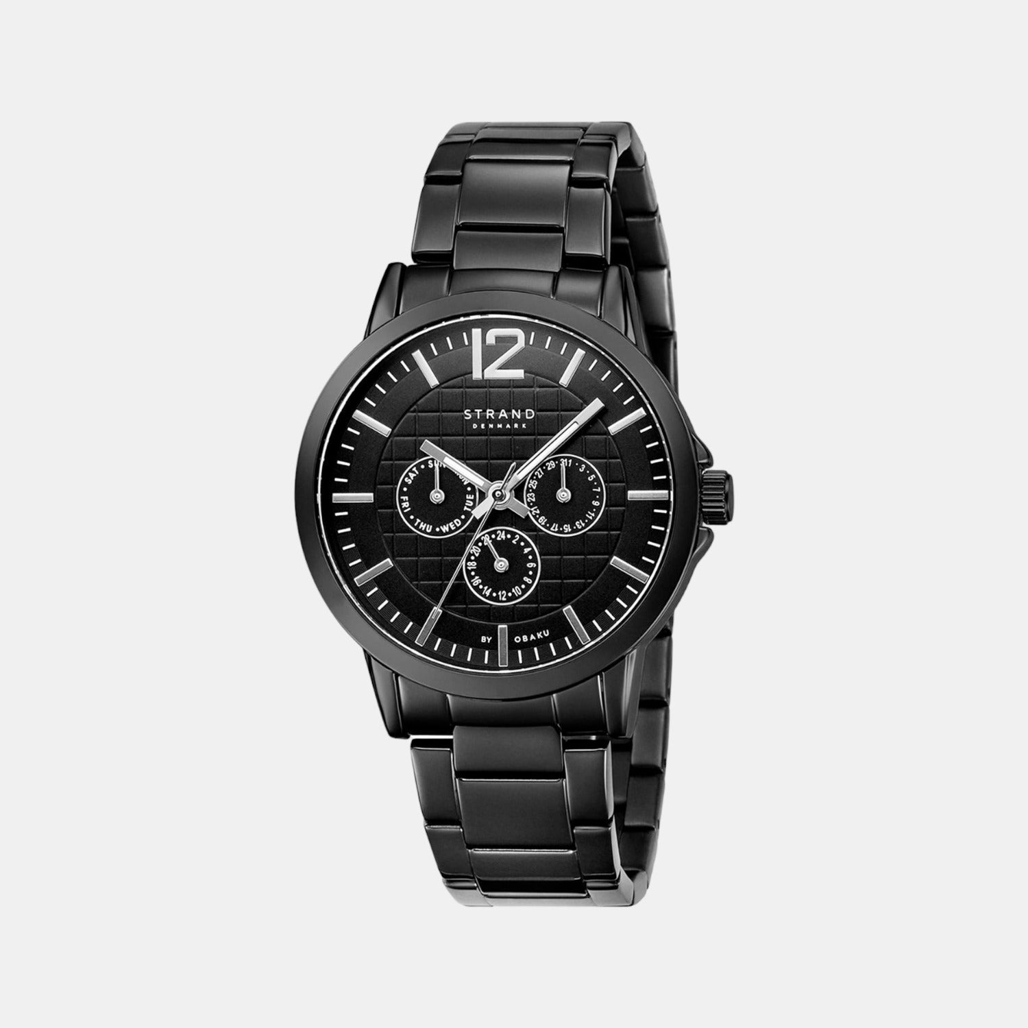 Strand Round Black Analog watch