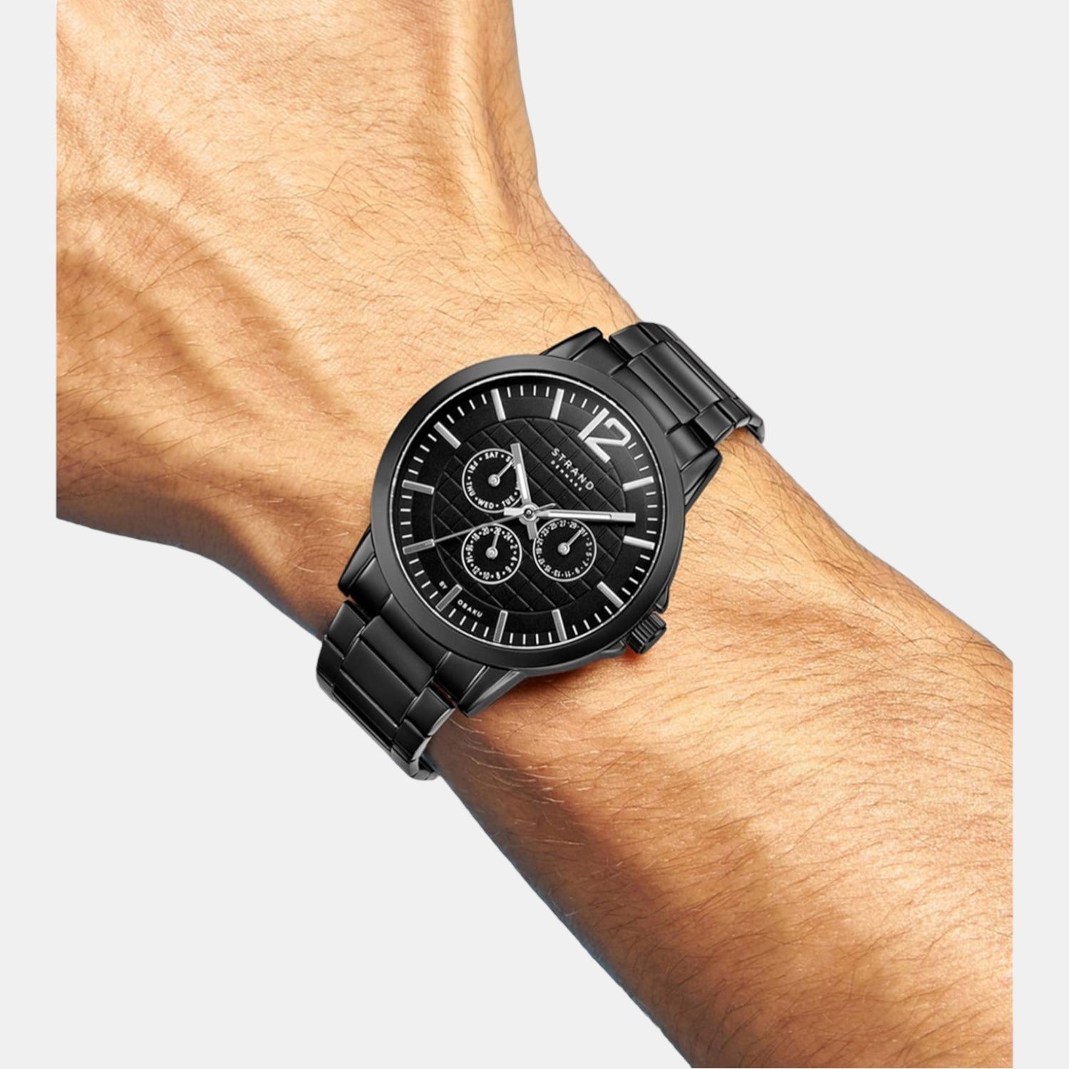 Strand Stainless Steel Black watch