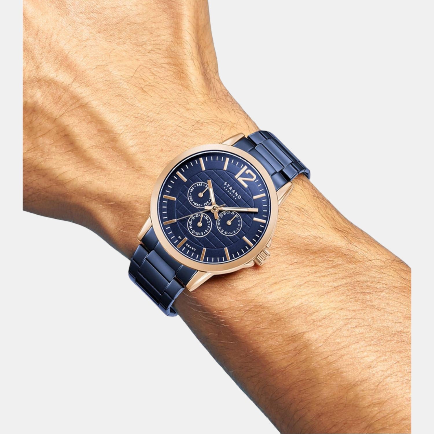 Strand Stainless Steel Blue watch