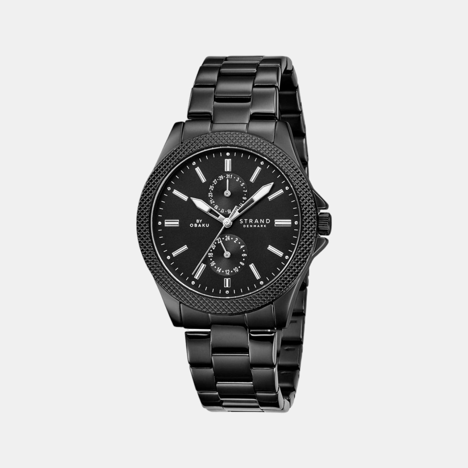 Strand Round Black Analog watch