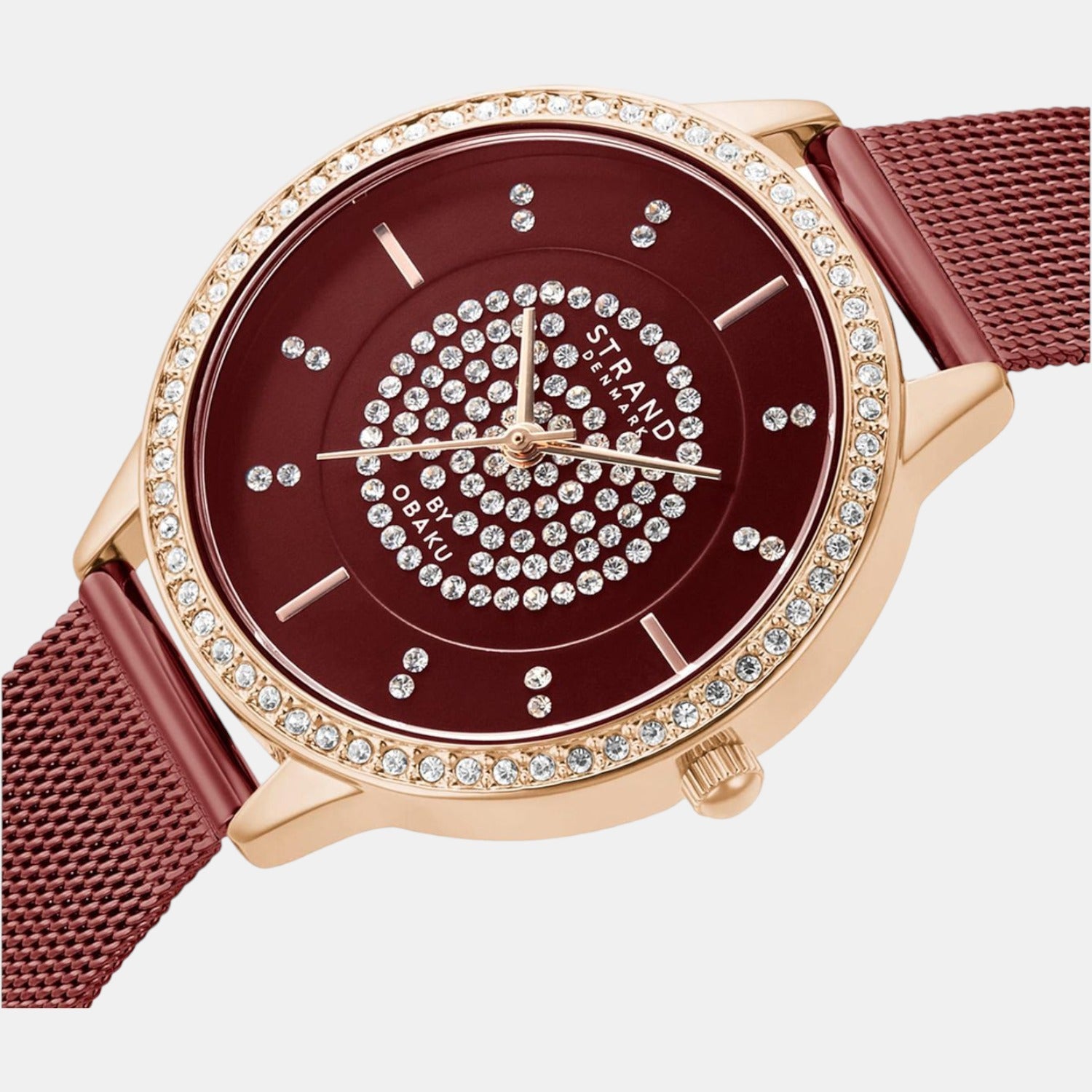 Strand Men Round Red watch