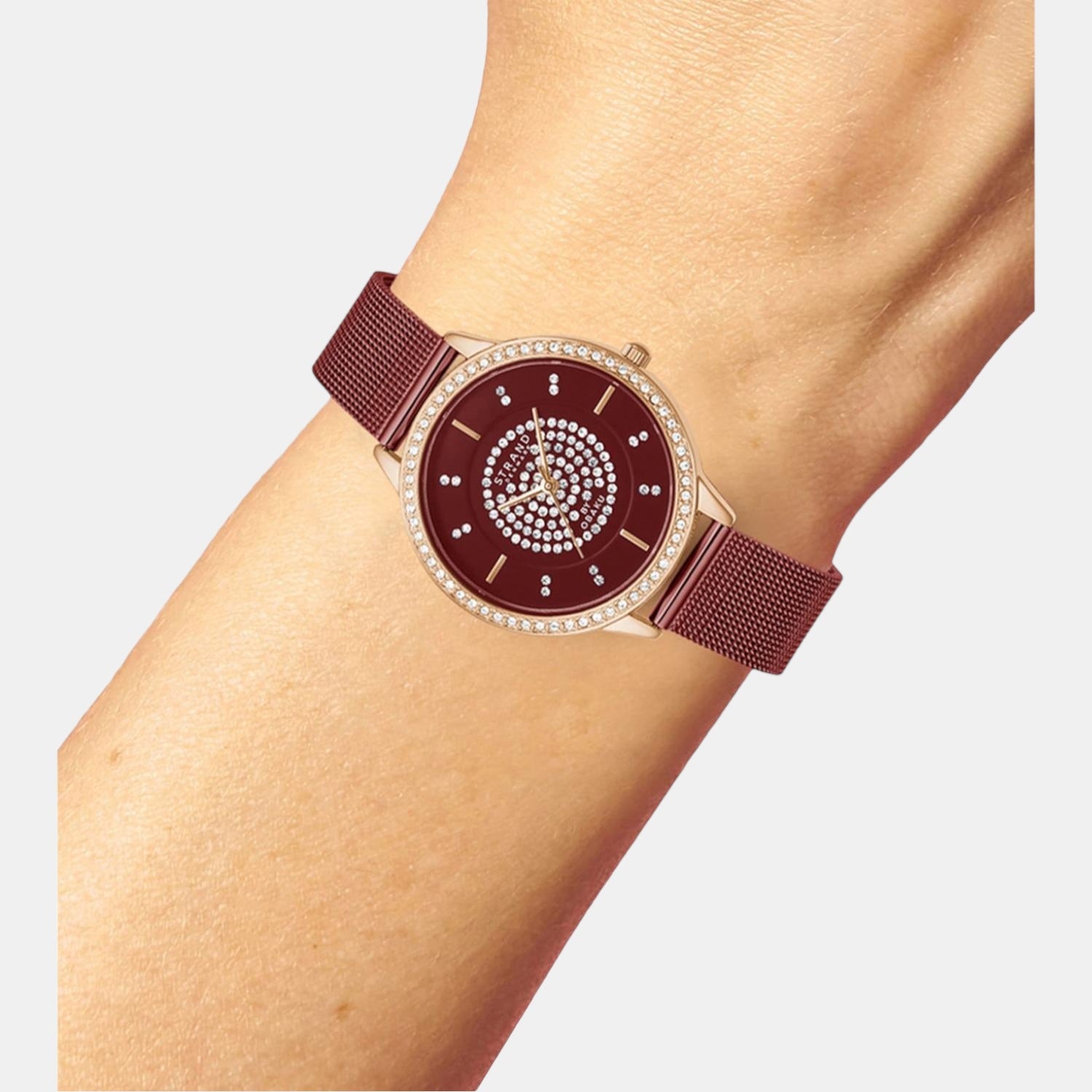 Strand Stainless Steel Red watch