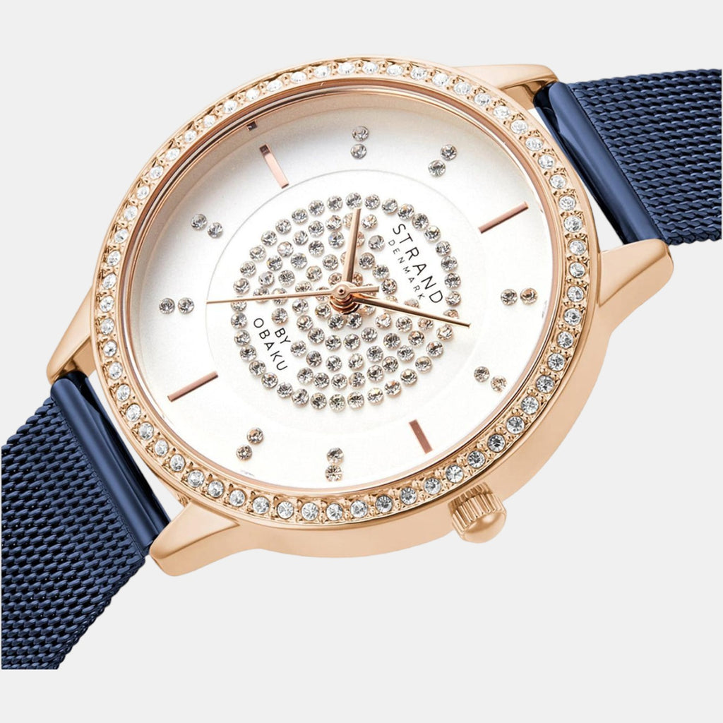 Strand Women Round White watch