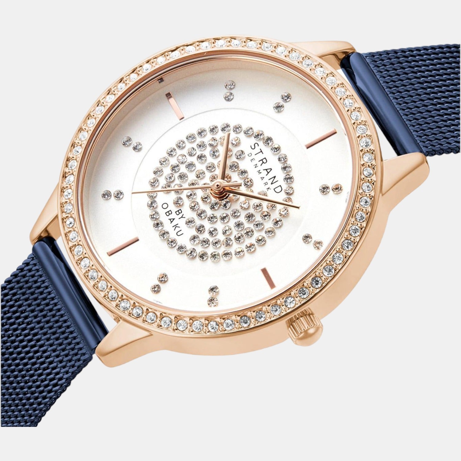 Strand Women Round White watch