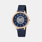 Strand Round Blue Analog watch