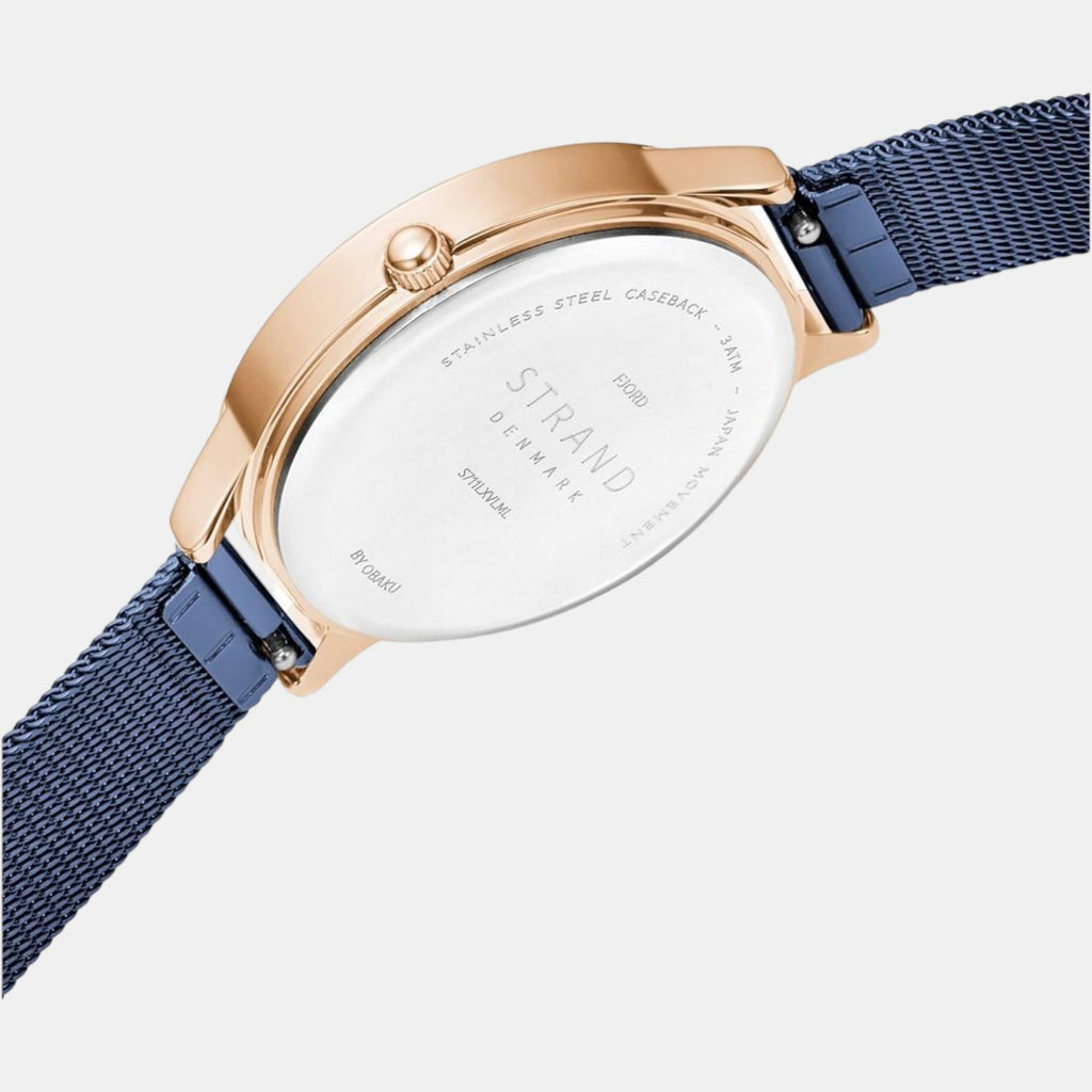 Strand Women Round Blue watch