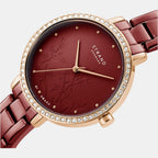 Strand Women Round Red watch