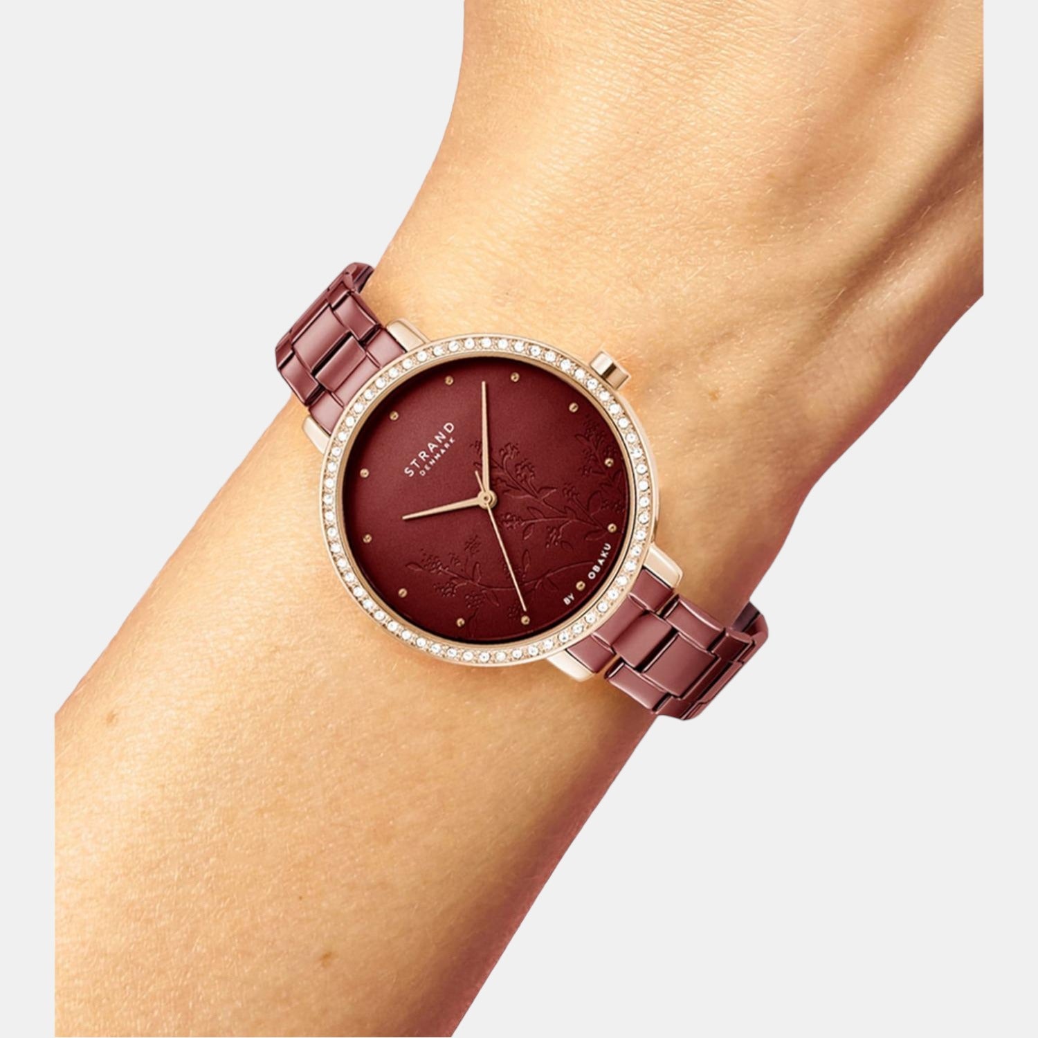 Strand Stainless Steel Red watch