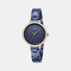 Strand Round Blue Analog watch