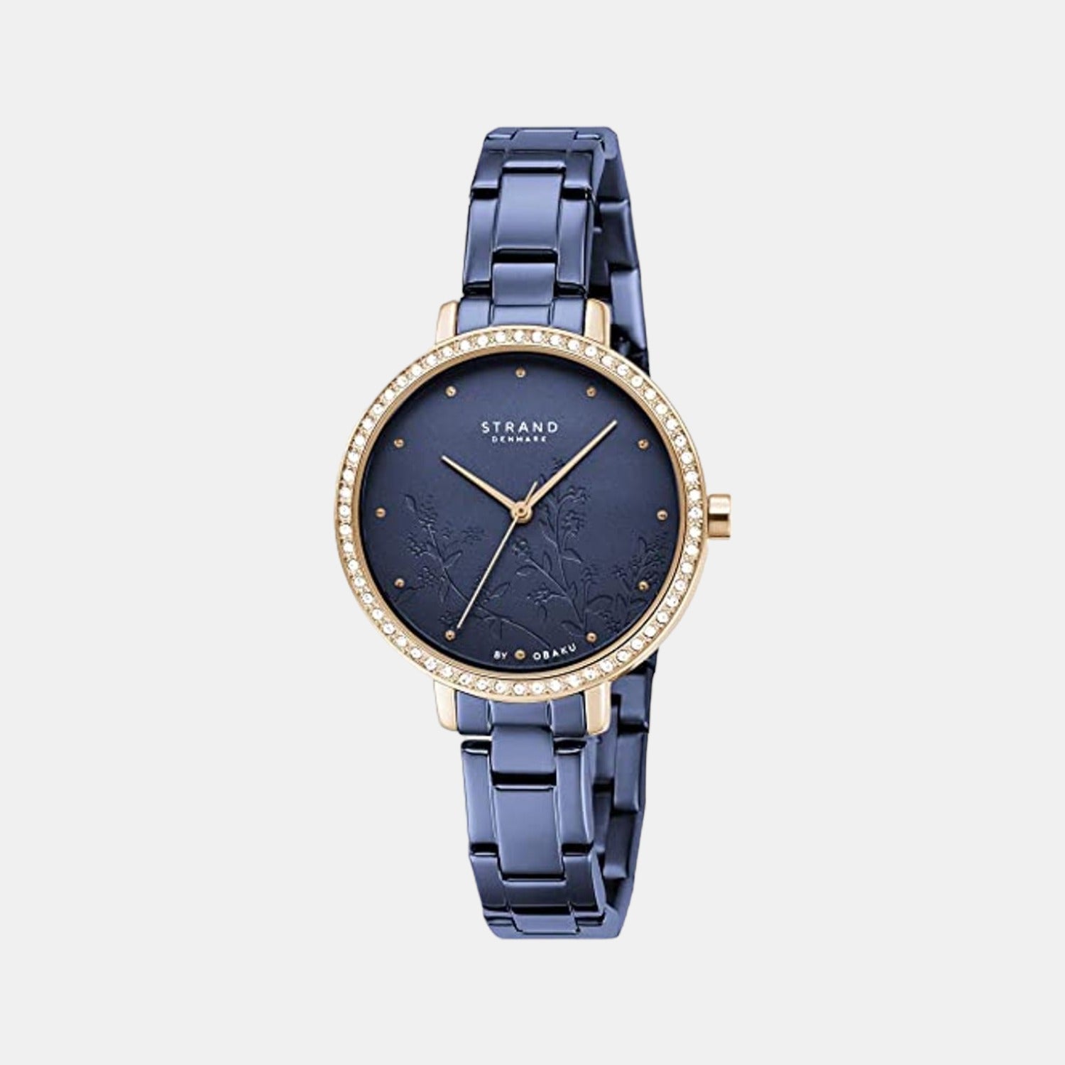 Strand Round Blue Analog watch