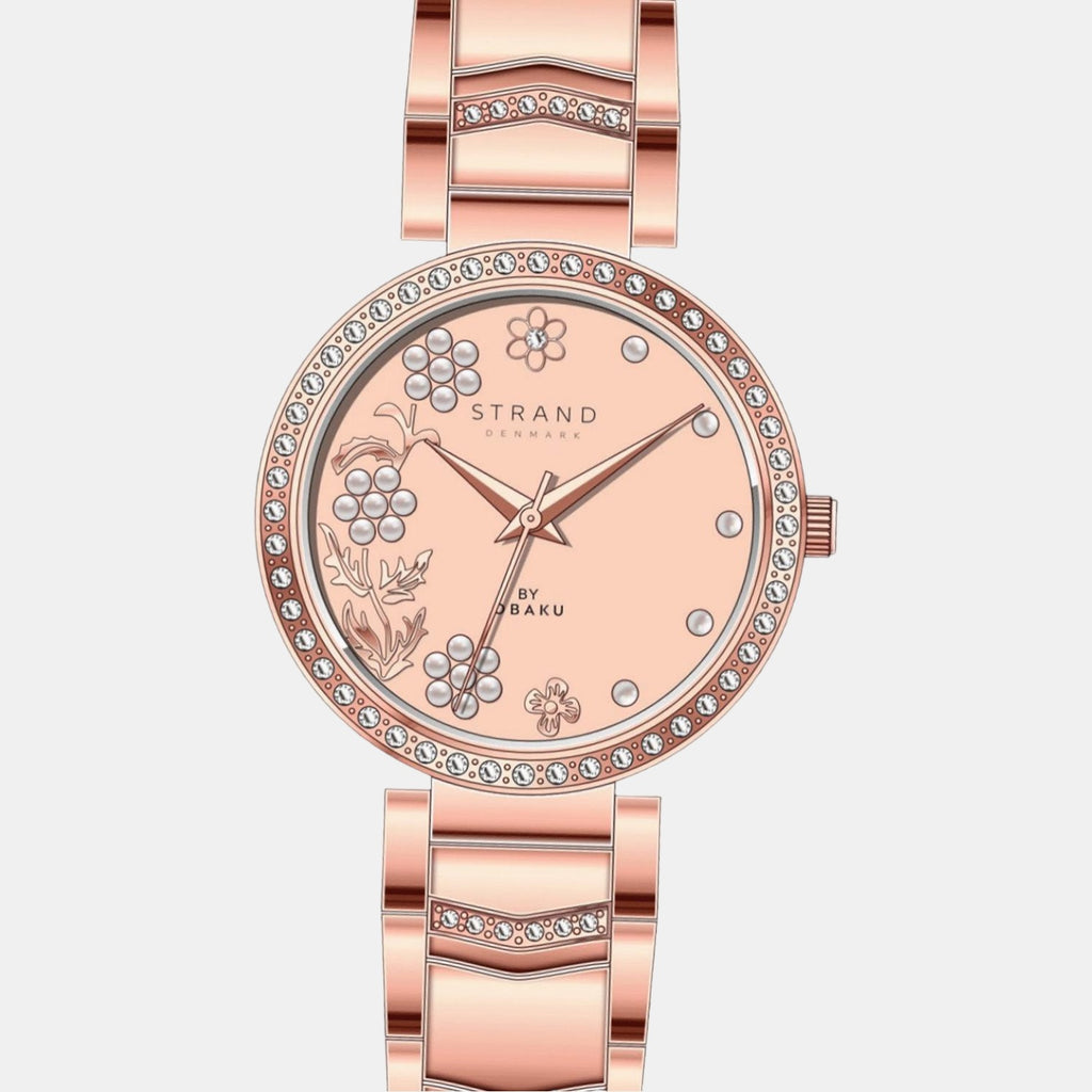 Strand Round Quartz Analog Women watch