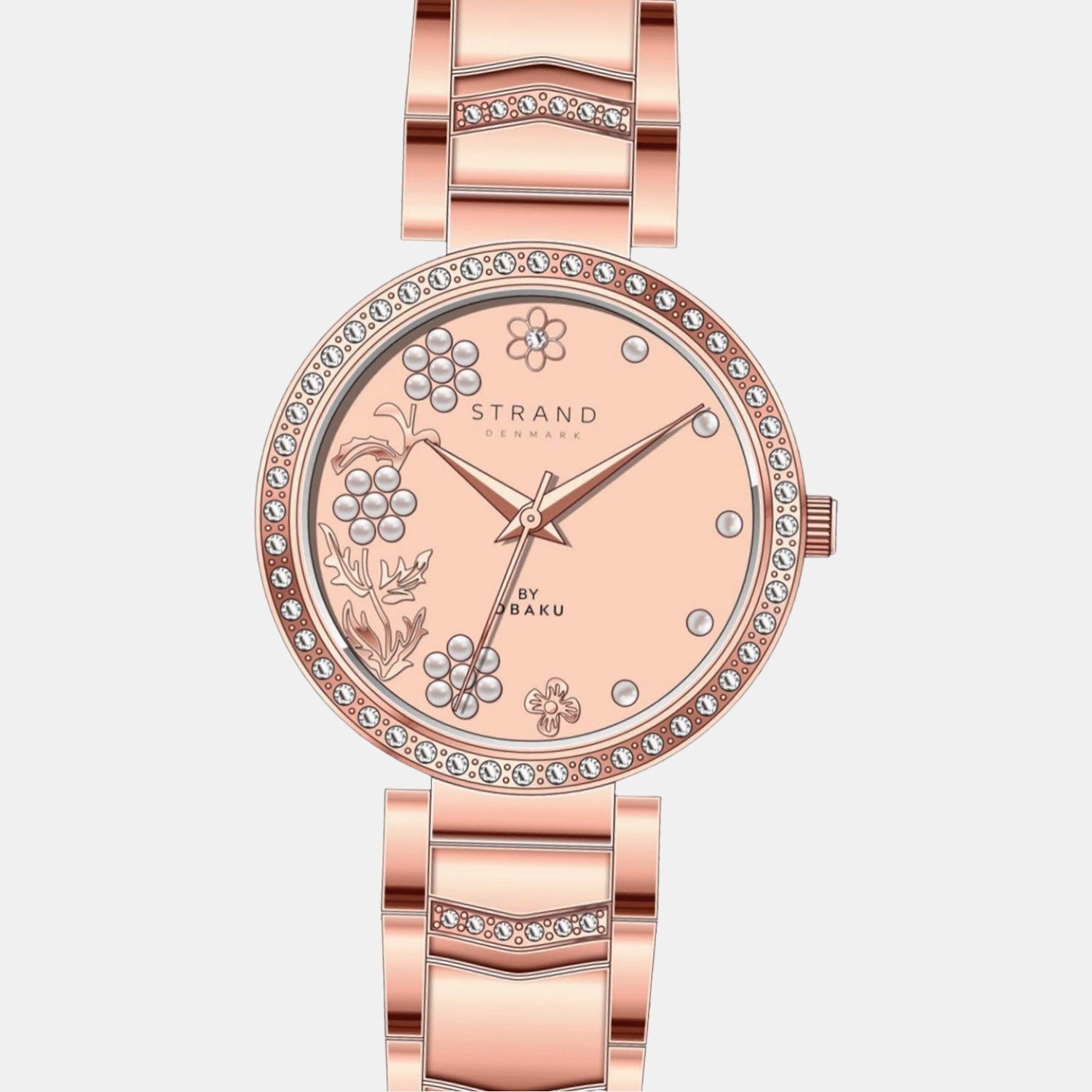 Strand Round Quartz Analog Women watch