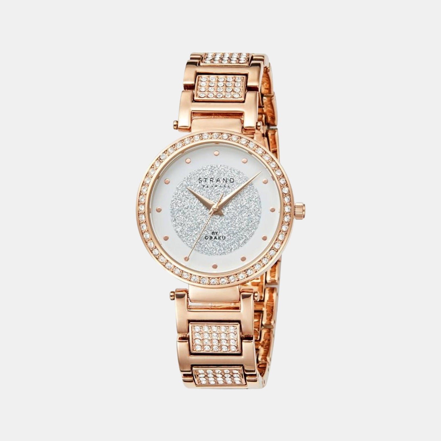 Strand Round White Analog watch