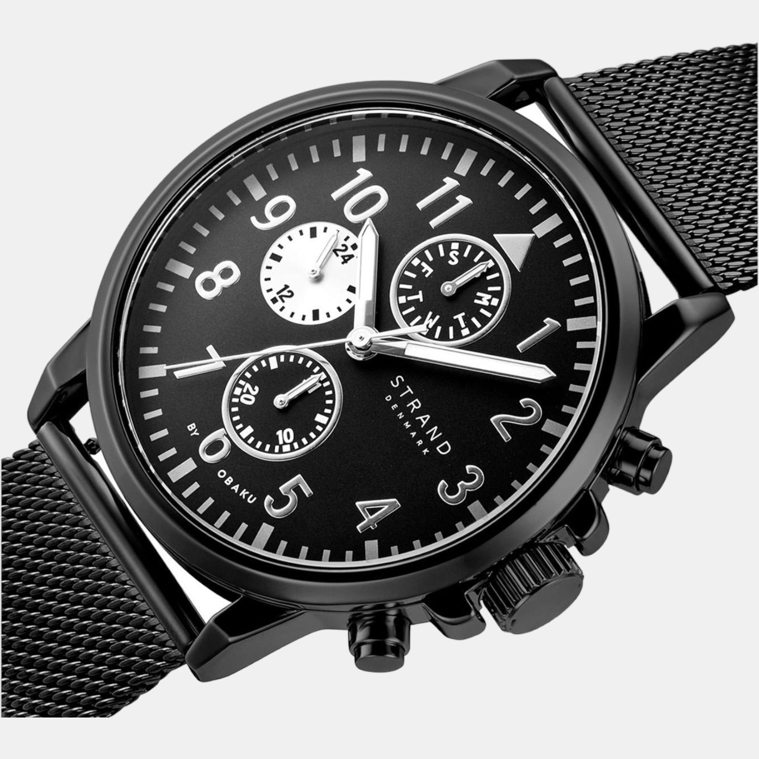 Strand Women Round Black watch