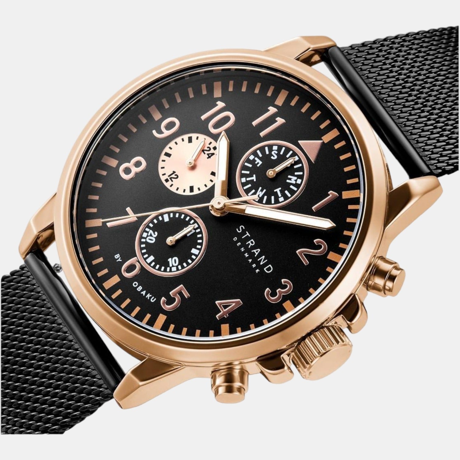 Strand Brass Round watch