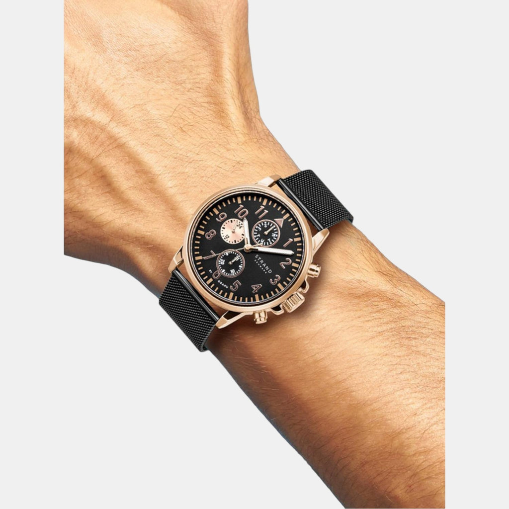 Strand Stainless Steel Black watch