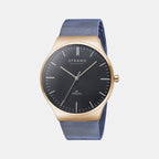 Strand Round Blue Analog watch