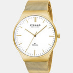 Strand Round White Analog watch