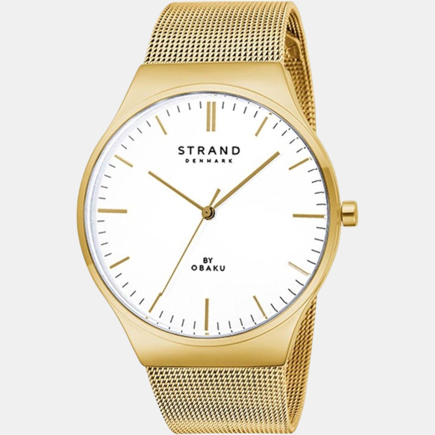 Strand Round White Analog watch