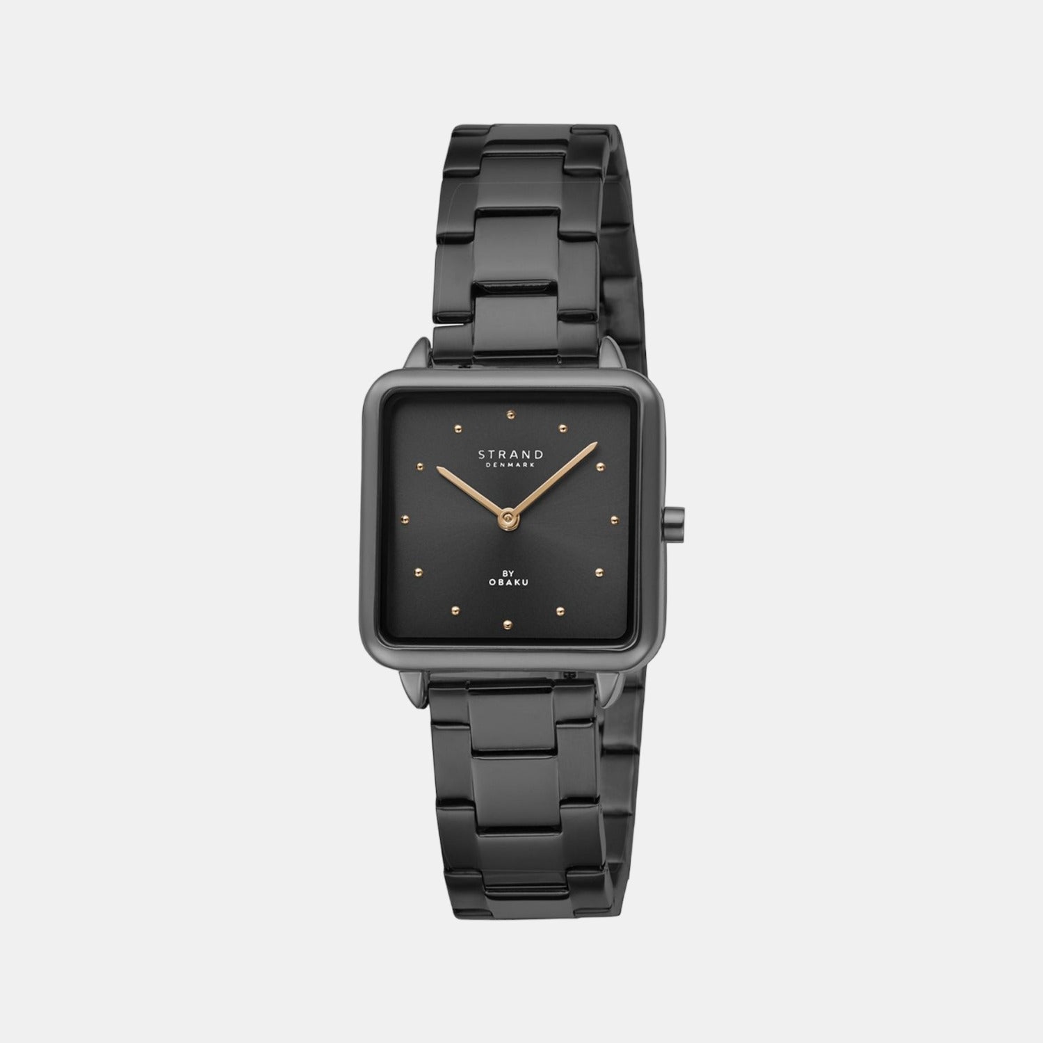 Strand Square Black Analog watch