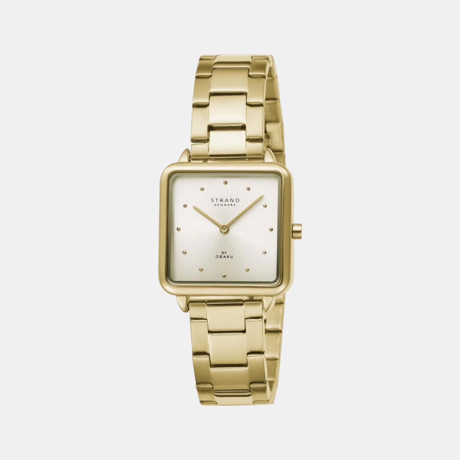 Strand Round White Analog watch