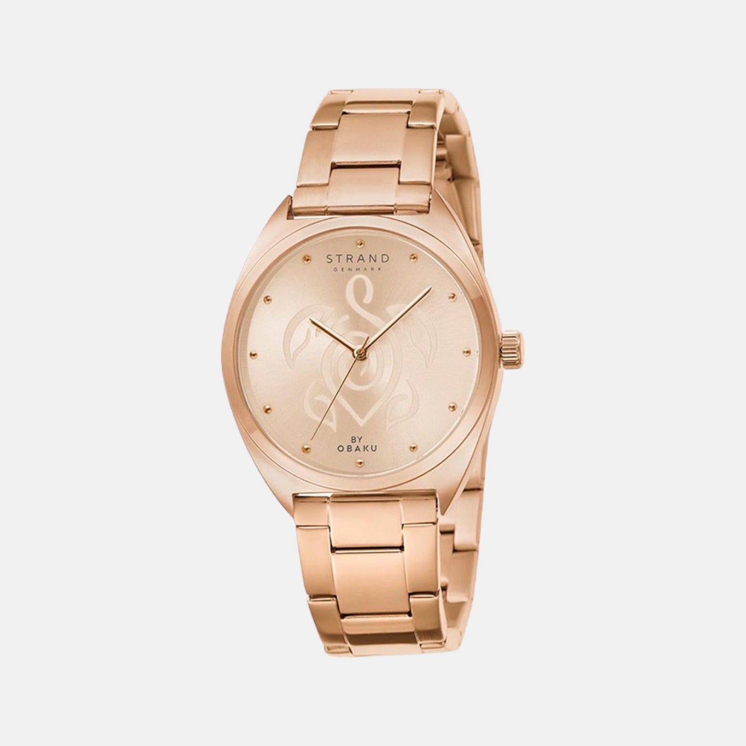 Strand Round Rose Gold Analog watch