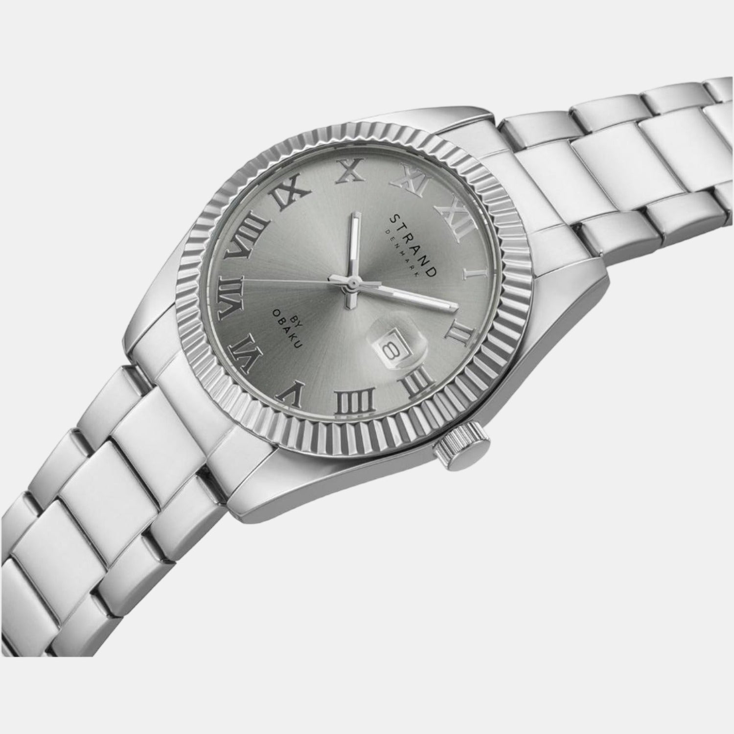 Strand Stainless Steel Round watch