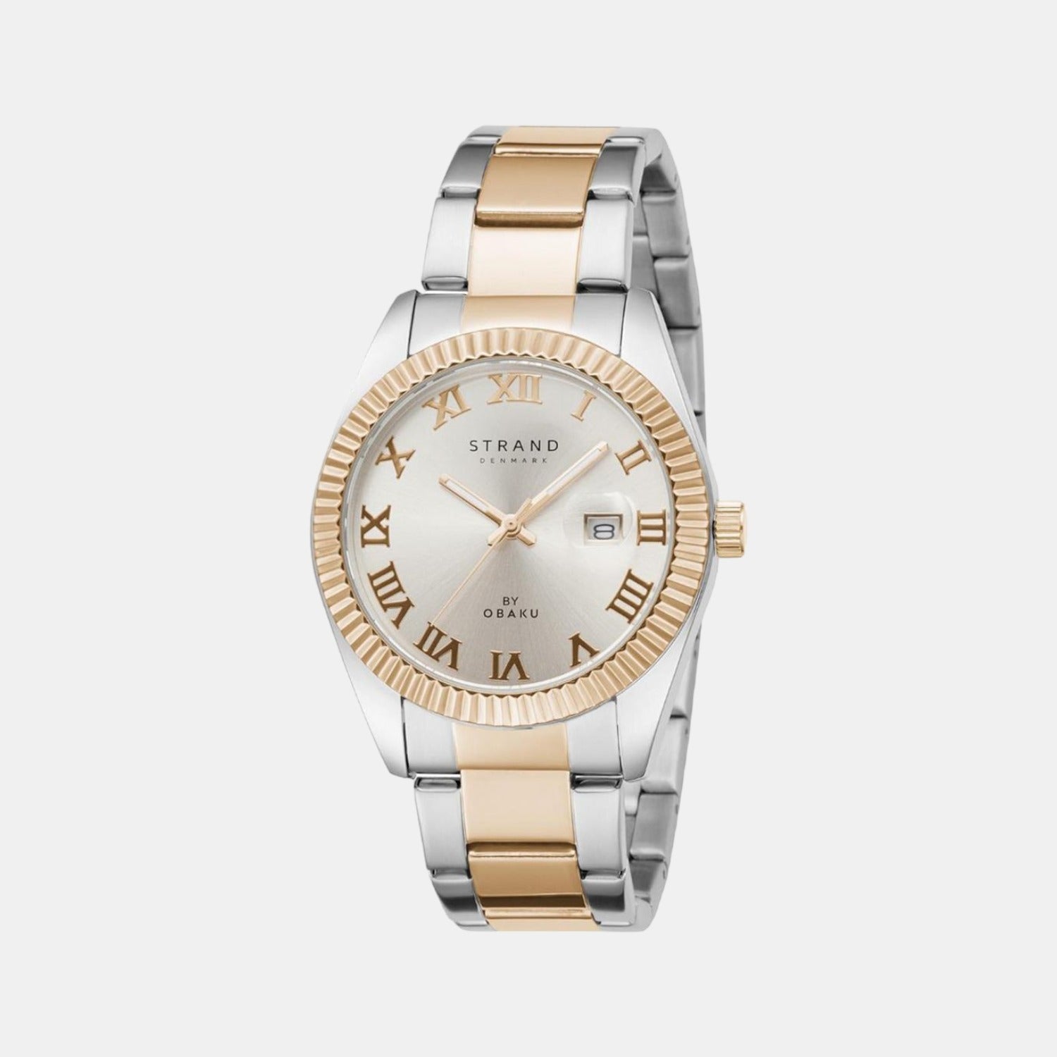 Strand Round Silver Analog watch