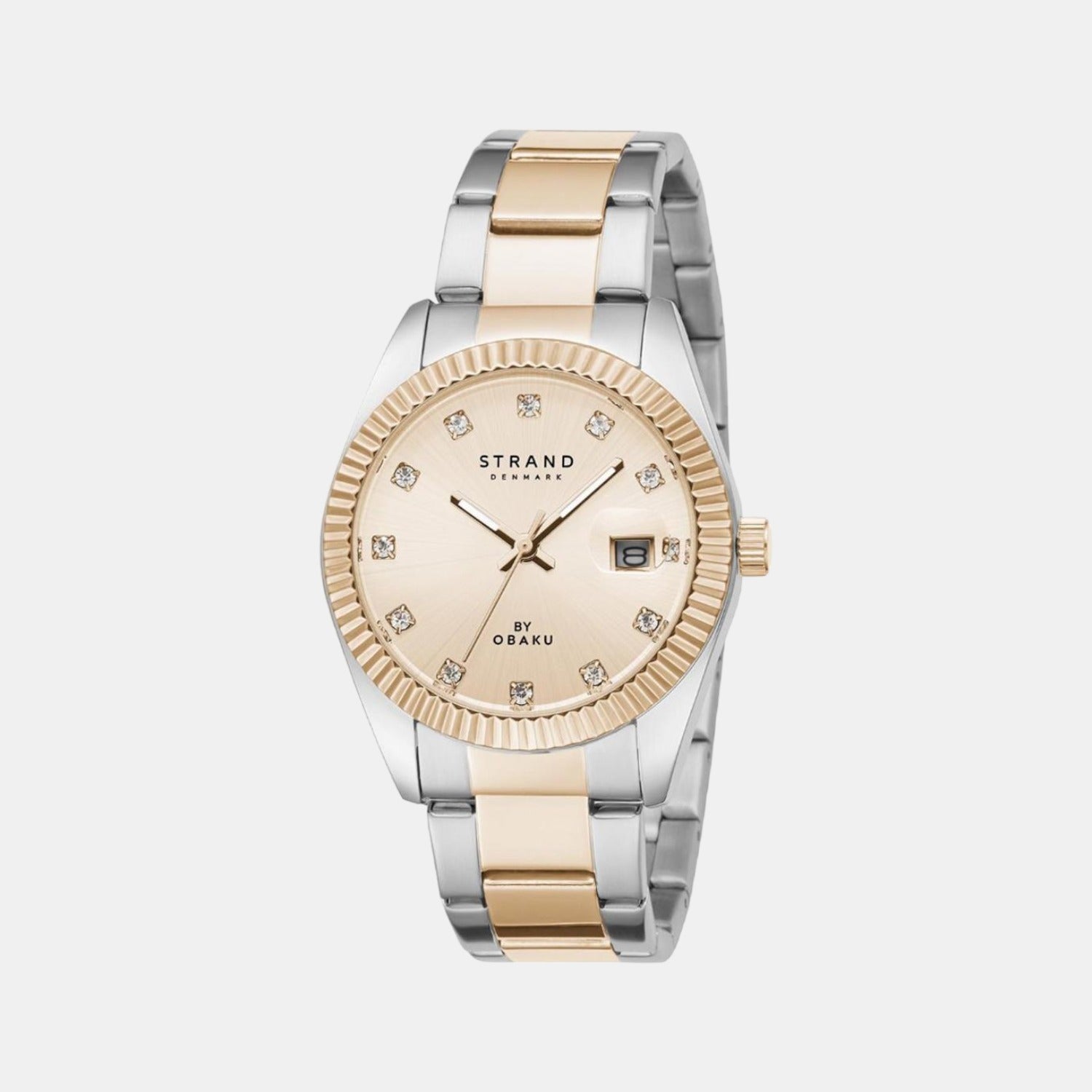 Strand Round Rose Gold Analog watch