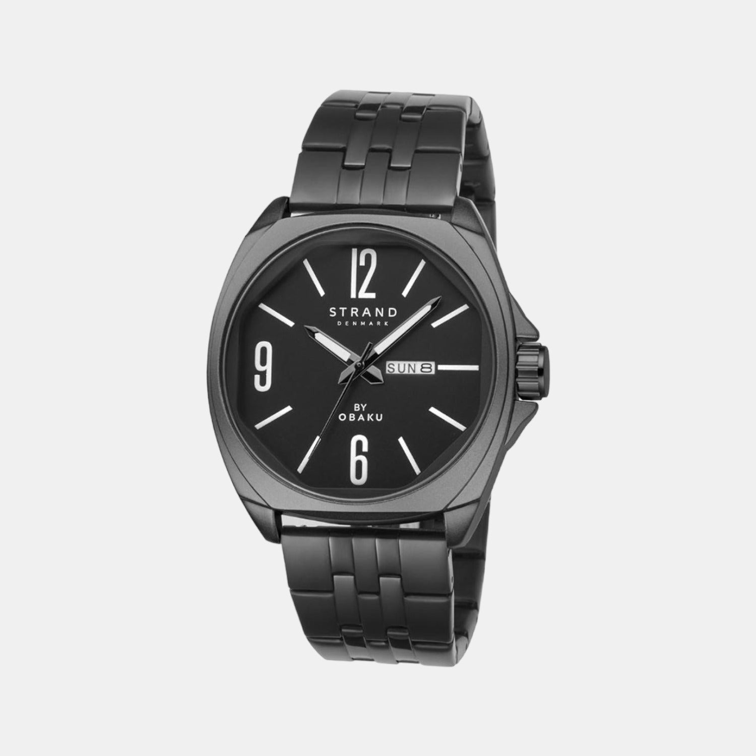 Strand Round Black Analog watch
