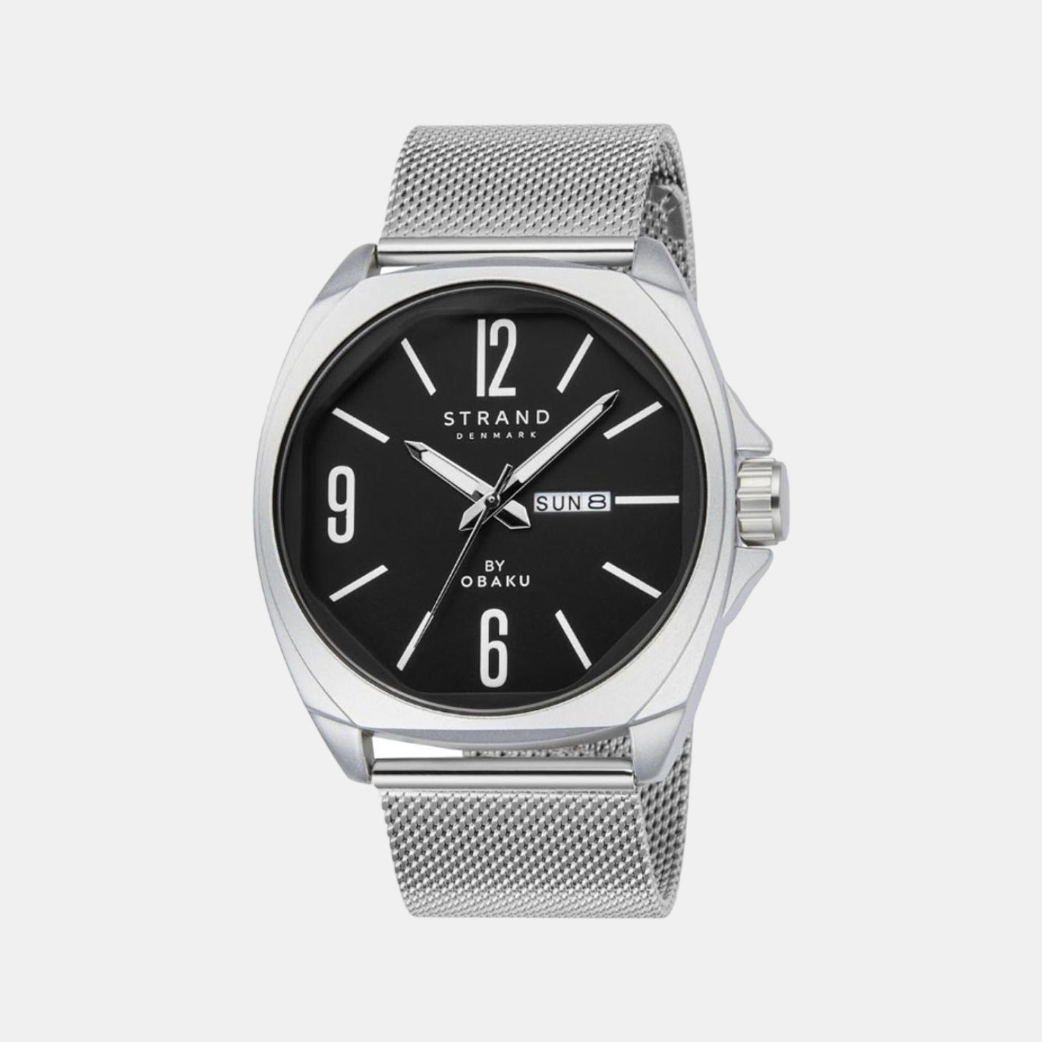 Strand Round Black Analog watch