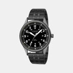 Strand Round Black Analog watch