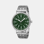 Strand Round Green Analog watch