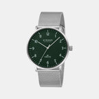 Strand Round Green Analog watch