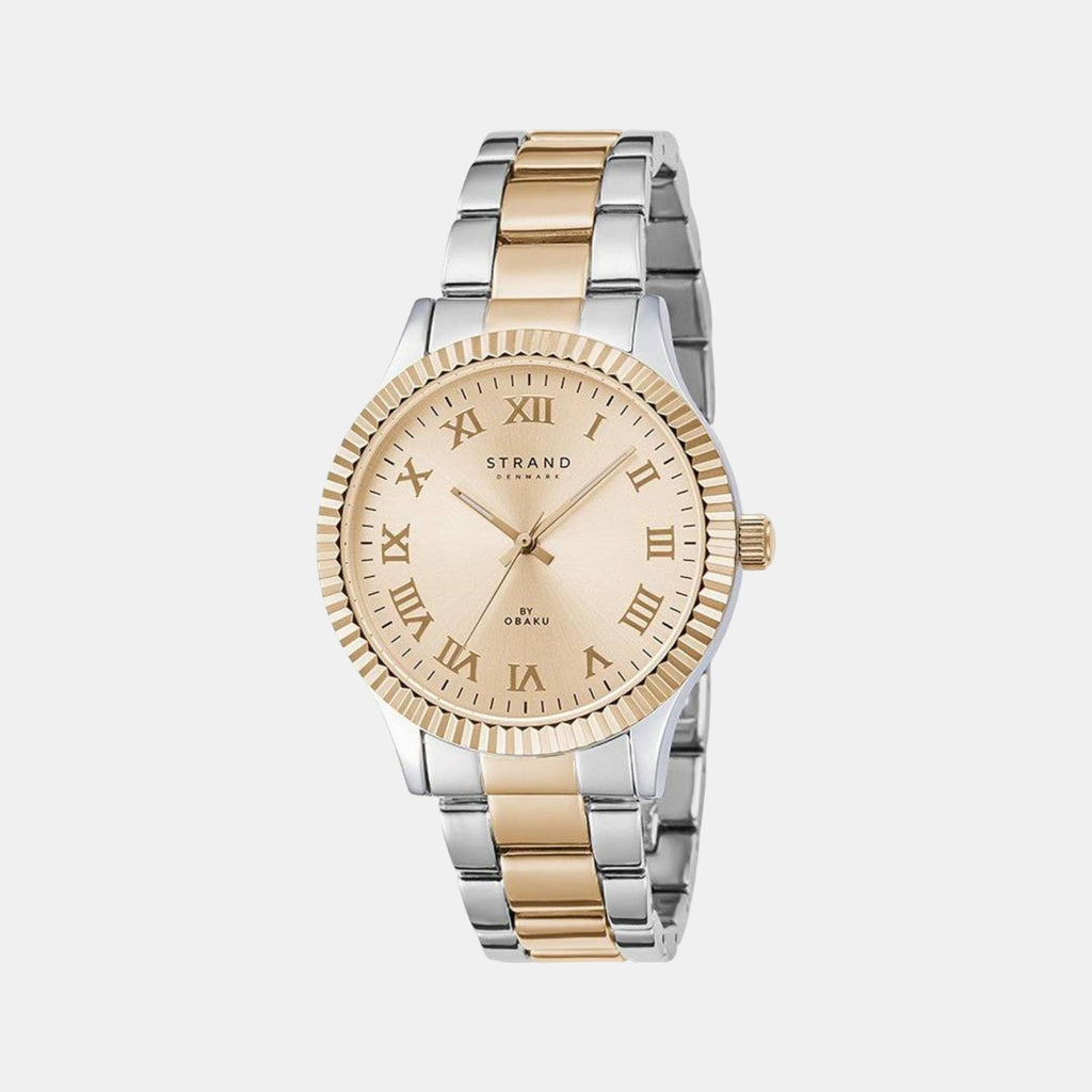 Strand Round Rose Gold Analog watch