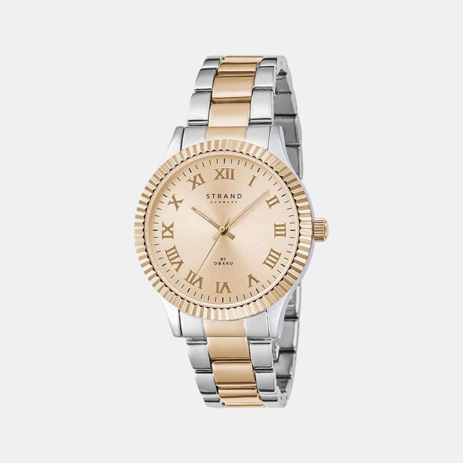 Strand Round Rose Gold Analog watch