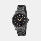 Strand Round Black Analog watch