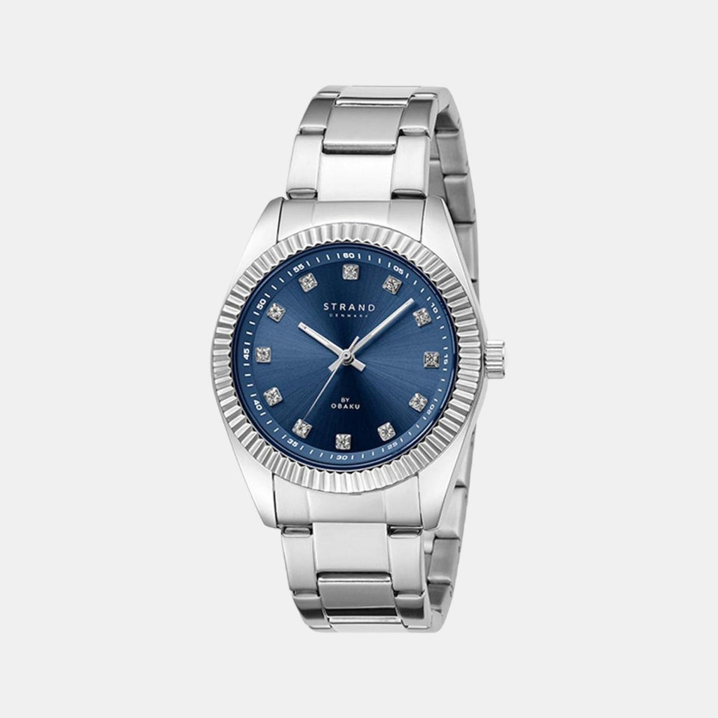 Strand Round Blue Analog watch