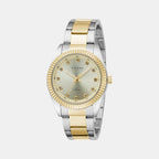 Strand Round Gold Analog watch