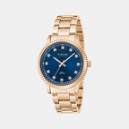 Strand Round Blue Analog watch